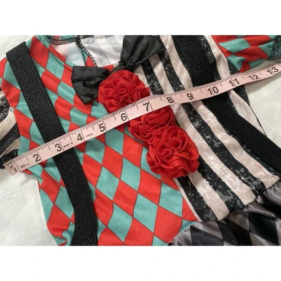 Spirit‎ Halloween Carnival Cuties Toddler Costume 5T-6T Black/Red Queen Clown - Picture 7 of 10